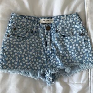 Bullhead Denim High Rise Shorts